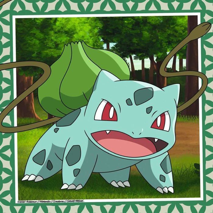 Puzzle pour enfants 3x49 pieces Pokémon - Salameche, Bulbizarre et Carapuce - Des 5 ans - 3 posters inclus - 05586 - Ravensburger