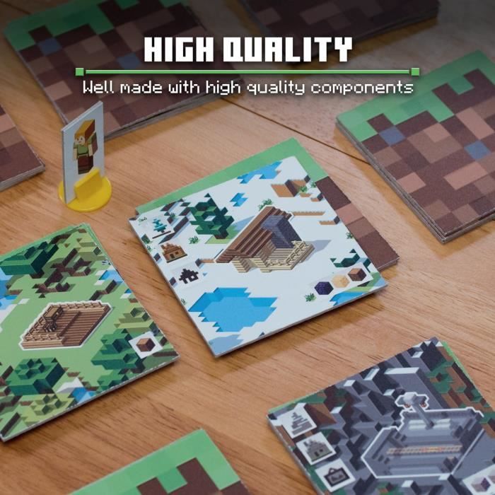 Minecraft Builders & Biomes, Jeu Société, Issu Du Vidéo Multilingue (français Inclus), Ravensburger, 26132