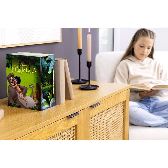 Book Nook - Kit DIY a construire Maquette 3D Serre Livre - REVELL - Tiny Adventures - Disney - Le Livre de la Jungle - LED