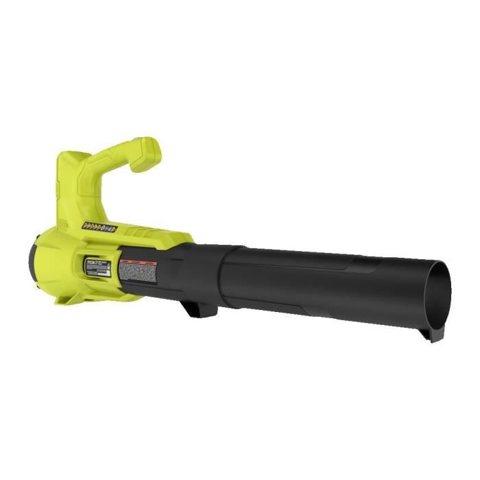 RYOBI - Souffleur 18V ONE+ Turbo Jet - soufflerie 145 km/h - débit air max. : 7,1 mł/min - sans batterie ni chargeur - RY18BLA-0