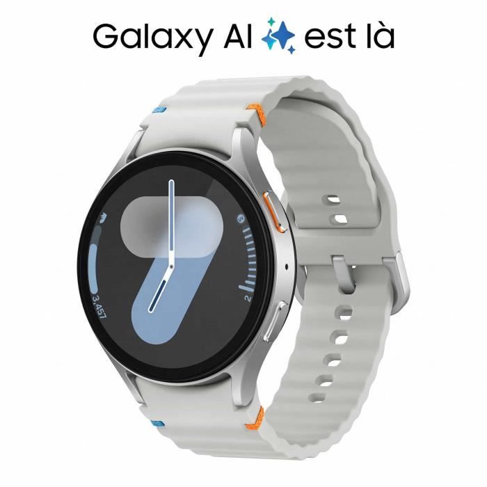 Montre connectée Samsung Watch7 44mm Gris Argent 4G