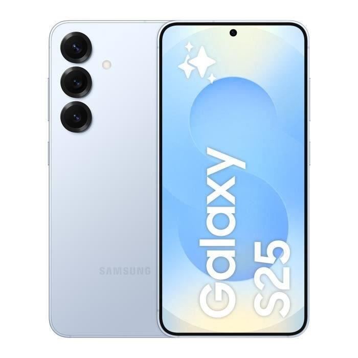 SAMSUNG Galaxy S25 AI Smartphone 256 Go Bleu clair