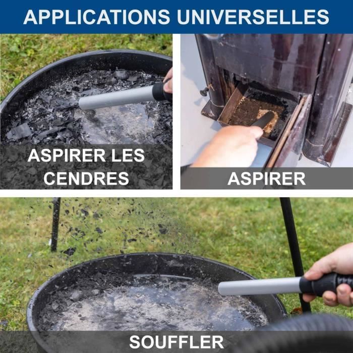 Aspirateur a cendres sans fil avec starterkit 2Ah C-AVC15-X - Set S - SCHEPPACH