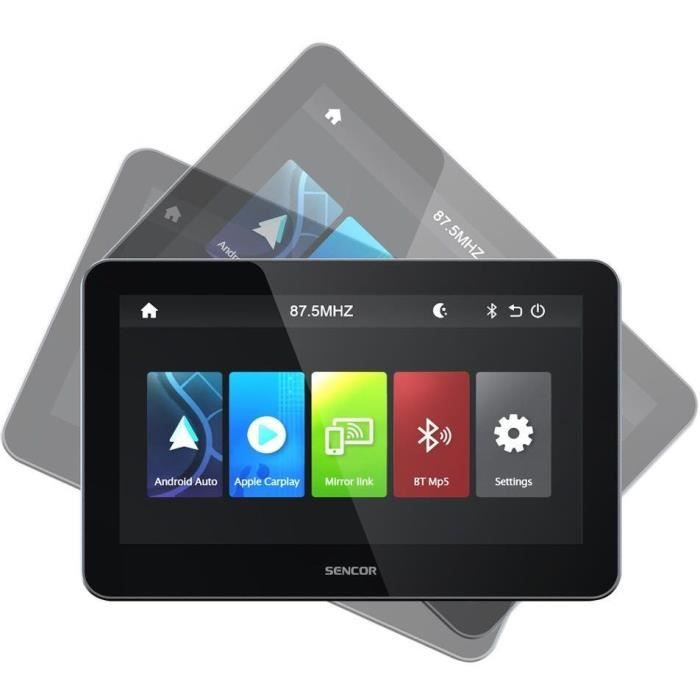 Display auto Car Play et Android Auto - Sencor - SCT M750