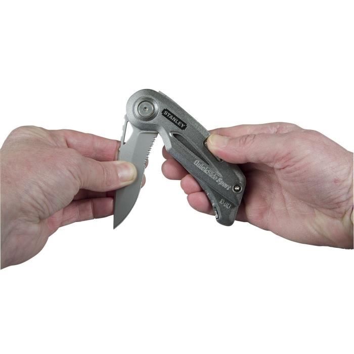 Couteau de poche - STANLEY - 0-10-814 - multi-lames Quickslide