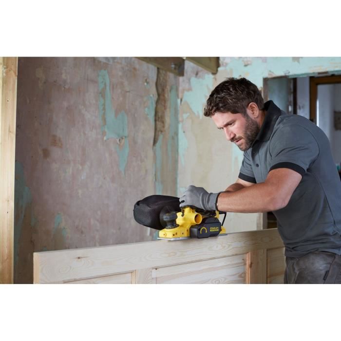 Rabot électrique filaire - 750W - STANLEY FATMAX - FME630K-QS - Largeur de rabotage 82 mm