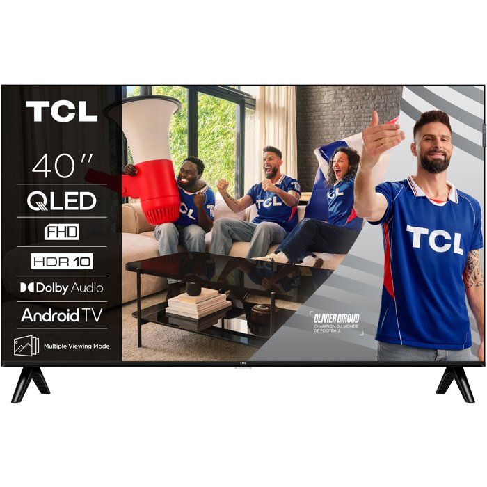 TCL 40S51K - TV QLED 40 (102 cm) - Full HD 1920x1080 - HDR10 - Android TV - 2xHDMI 1.4 - WiFi