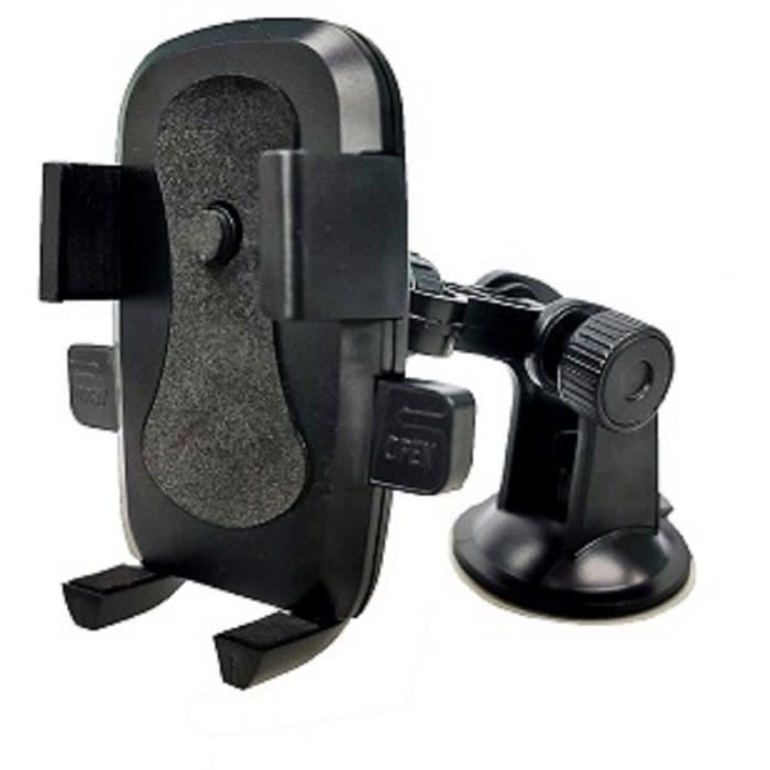 Porte téléphone - THOMSON - Fixation ventouse - Orientable 360° et réglage de la hauteur a 270° assurant un positionnement optimal