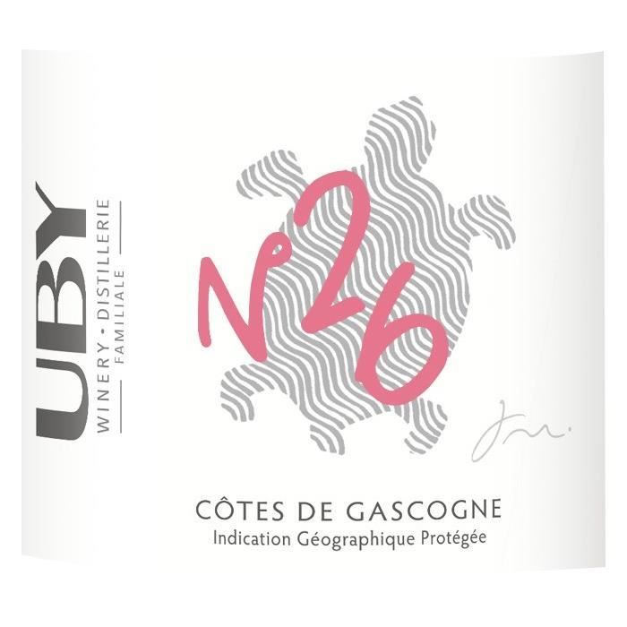 Domaine Uby Bio N°26 Côtes de Gascogne - Vin rosé du Sud - Bio 2025