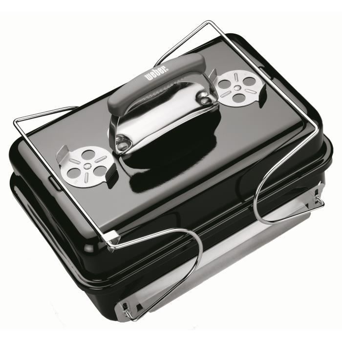 Barbecue charbon - Weber - GO ANYWHERE- 40,5x25,5 cm - Noir