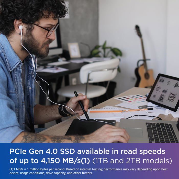 WESTERN DIGITAL - SN580 - Disque SSD interne - NVME - 2To