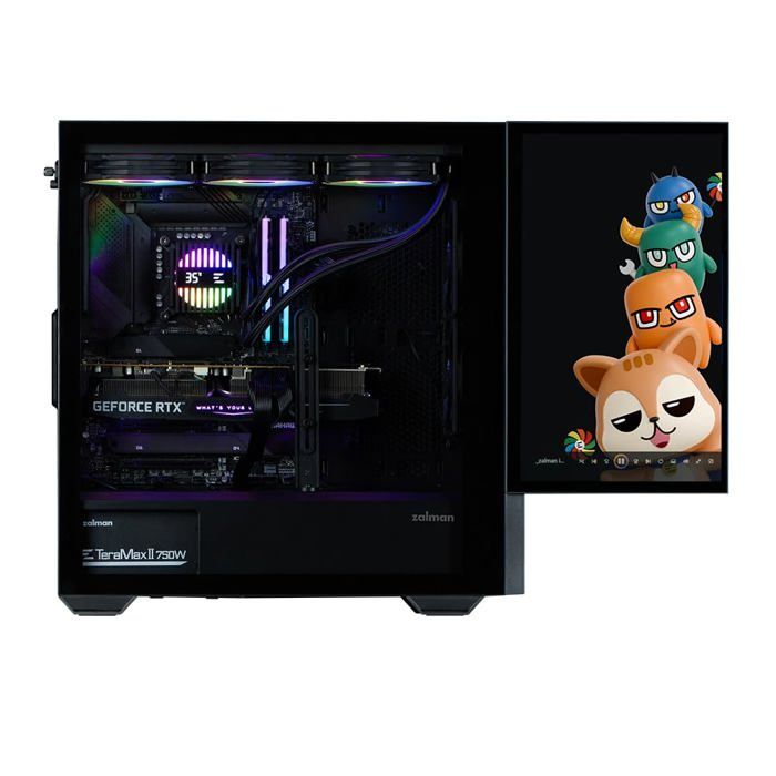 Boitier PC - ZALMAN - Z10 DS - Sans alimentation- Moyen tour - Format ATX - Noir