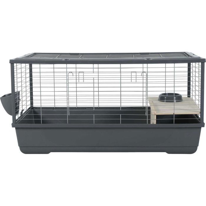 ZOLUX Cage grillagée lapin et rongeur Néolife - 101.5 x 54 x 51 cm - Néolife - Gris