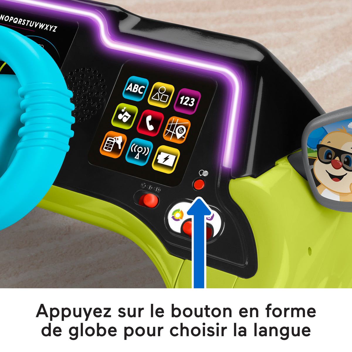 FISHER-PRICE Rires et éveil-Centre d'activités Ma Premiere Voiture - Fisher-Price - HYR92