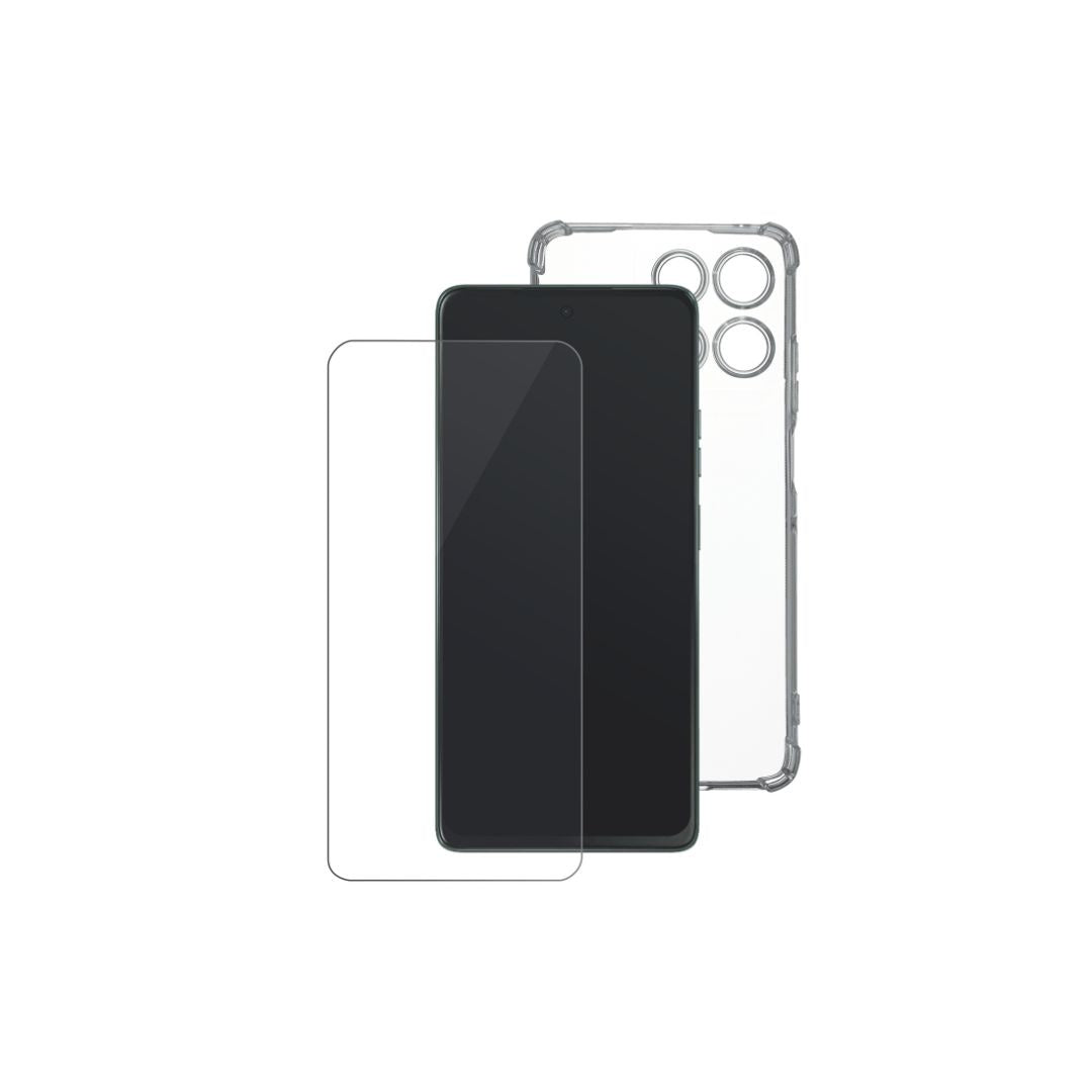 WE PACK verre trempé et coque de protection transparente MOTOROLA MOTO G56 5G