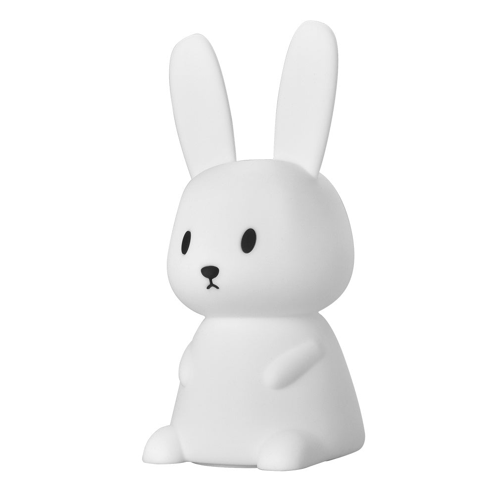 Veilleuse lapin en silicone, batterie rechargeable, auto 9-11h, lumière blanche