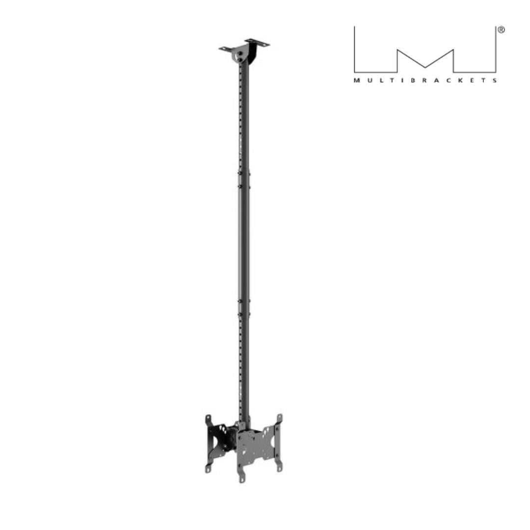 Support plafond dos à dos Noir MULTIBRACKETS pour moniteur 10 au 32 Capacité 1