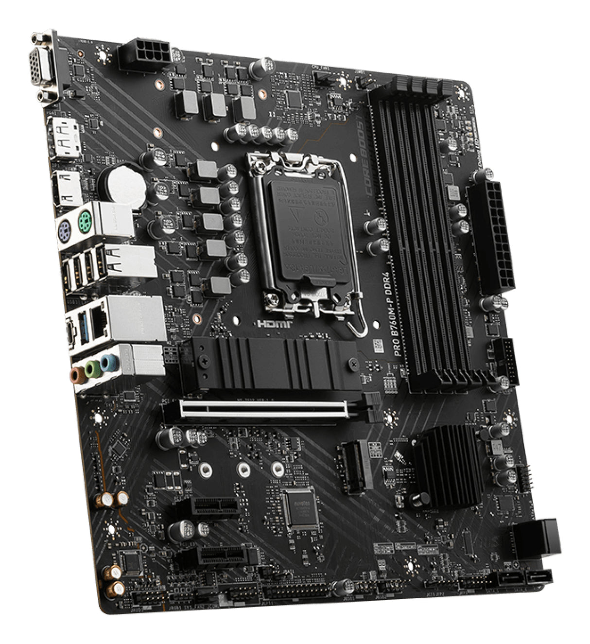 Carte Mère MSI Pro B760M-P DDR4 (Intel LGA 1700) Micro ATX