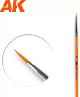 AK Interactive Pinceau Synthetique - Rond (Taille 3/0)