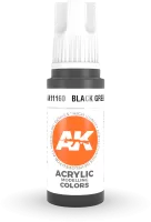 Ak Interactive Pot de Peinture - Black Green (17 ml)