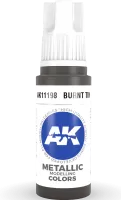 Ak Interactive Pot de Peinture - Burnt Tin (17 ml)