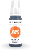 Ak Interactive Pot de Peinture - Fluorescent Blue (17 ml)