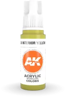 Ak Interactive Pot de Peinture - Interior Yellow Green (17 ml)