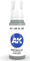 Ak Interactive Pot de Peinture - Silver (17 ml)
