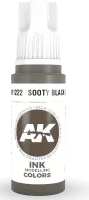 Ak Interactive Pot de Peinture - Sooty Black Ink (17 ml)