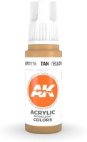 Ak Interactive Pot de Peinture - Tan Yellow (17 ml)