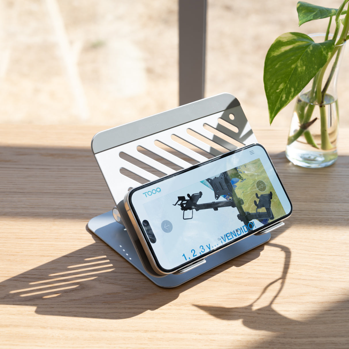 Support tablette universel sur pied Tooq NARVI-S (Argent)