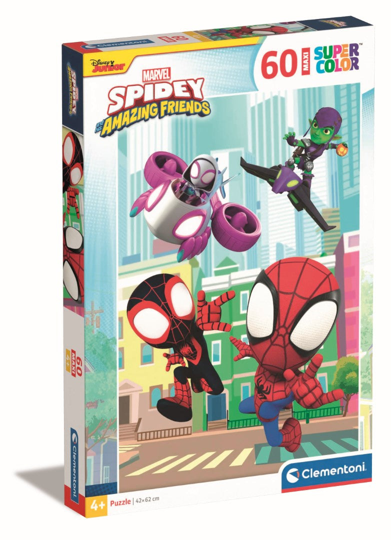 CLEMENTONI - 60 pieces Maxi - Spidey et ses amis extraordinaires