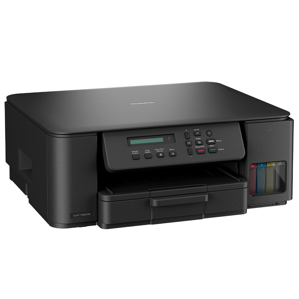Imprimante Multifonction 3en1 Brother Tankbenefit DCP-T580DW (Noir)
