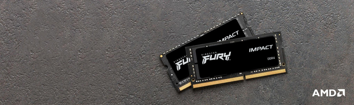 Barrette mémoire 8Go SODIMM DDR4 Kingston Fury Impact 3200Mhz (Noir)