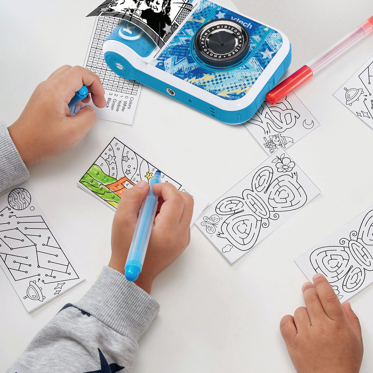VTECH - KIDIZOOM PRINT CAM GRAFFITI - Bleu
