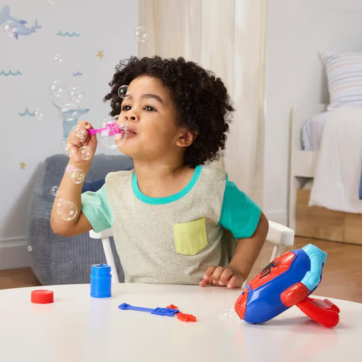 Spidey Lance-bulles électronique, jouets de déguisement de super-héros pour enfants, des 3 ans, Marvel Spidey et ses Amis Extraordin