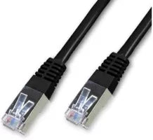Céble/Cordon réseau RJ45 Catégorie 6 FTP (F/UTP) Droit 3m (Noir)