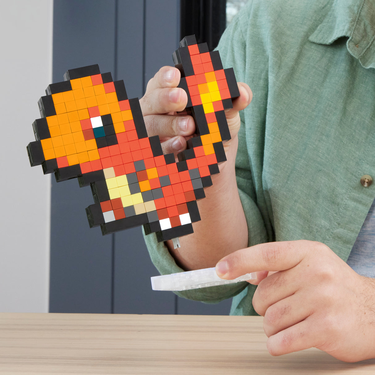 MEGA-Pok?mon-Salam?che-Coffret de construction r?tro 349 pi?ces - MEGA Pok?mon - HTH76