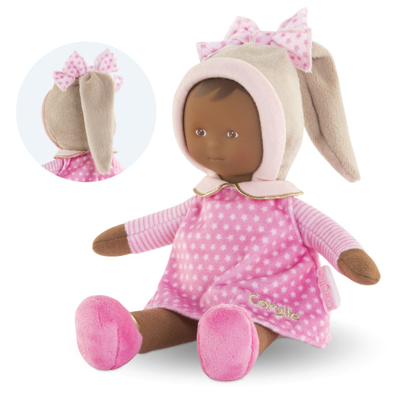 Doudou - COROLLE - Miss Rose Reves d'Étoiles - 25 cm - Des la naissance