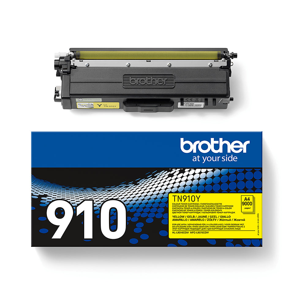 Toner Brother TN-910 - 9000 pages (Jaune)
