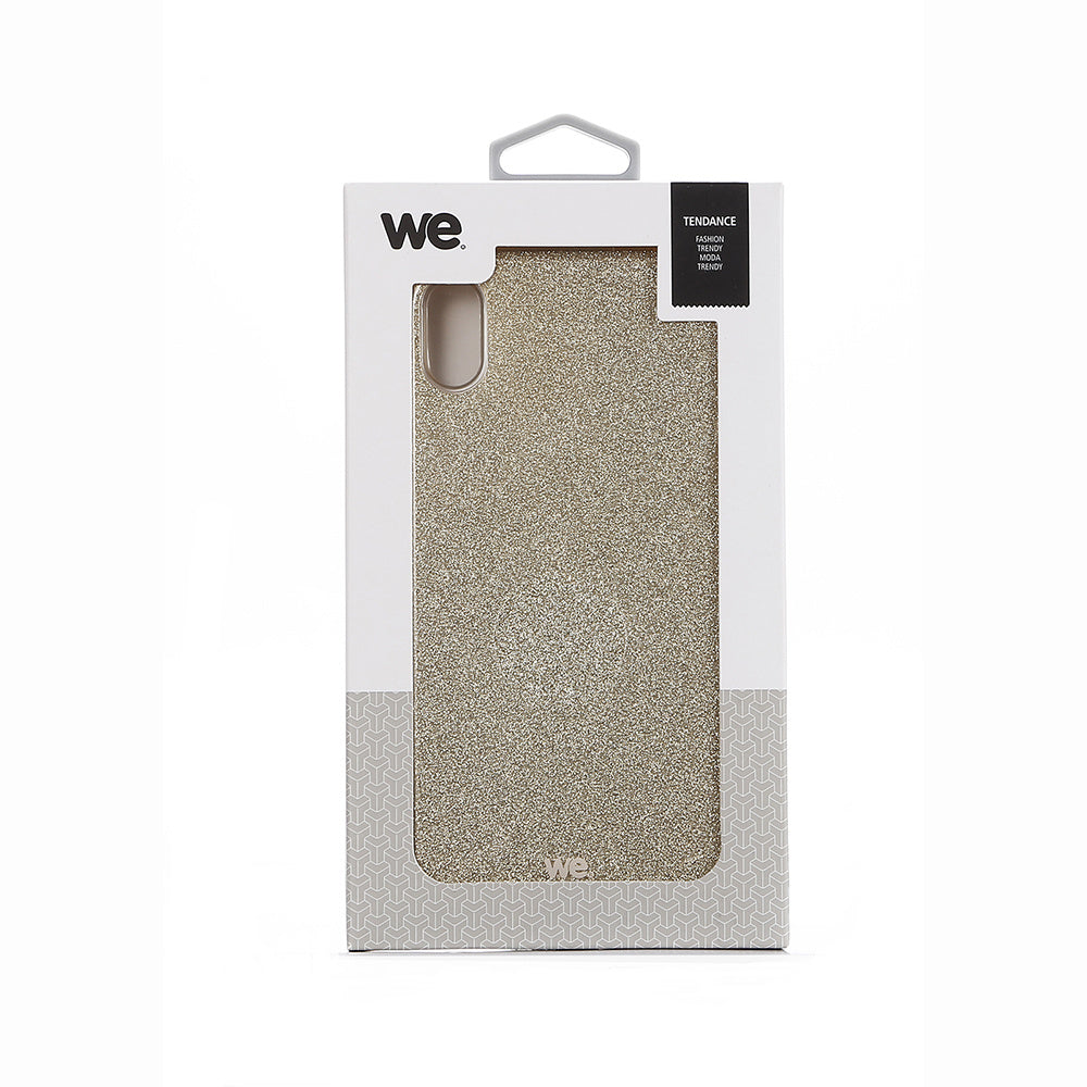 We coque de protection PAILLETTES APPLE IPHONE XR Or