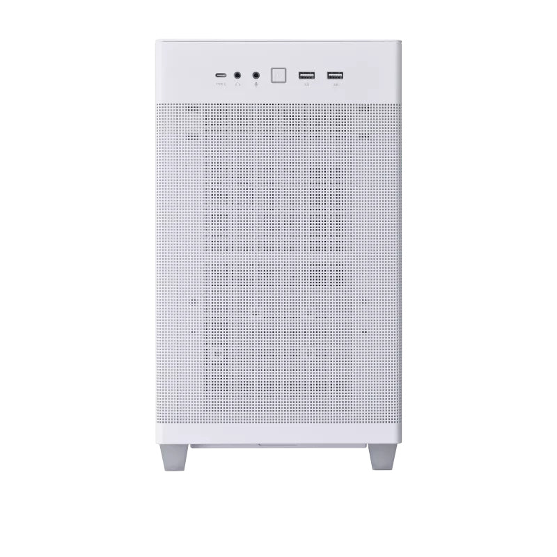 Boitier Mini Tour Micro ATX Asus Prime AP201 avec panneau vitré (Blanc)