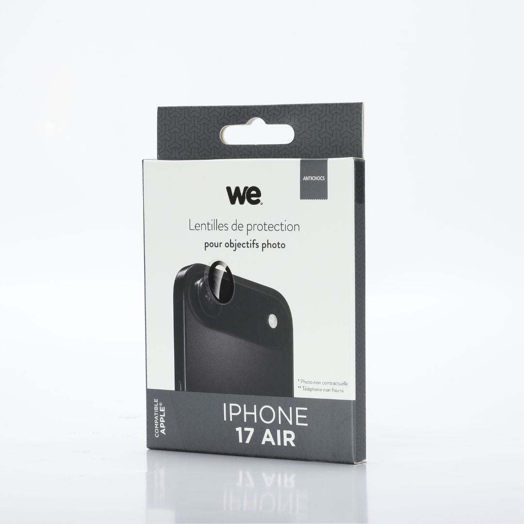WE Lentilles de protection pour objectifs d'appareil photo iPhone 17 AIR transpa