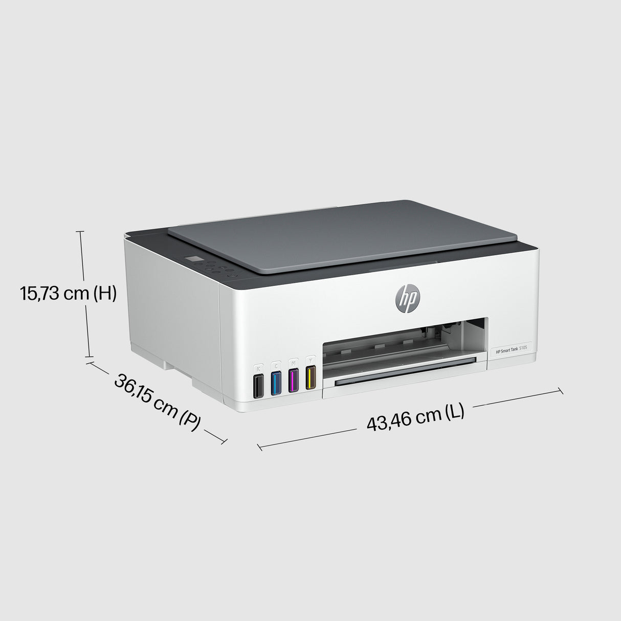 Imprimante Multifonction - HP - Smart Tank 5105 – Wi-Fi et Bluetooth - Réservoir d'encre – Couleurs