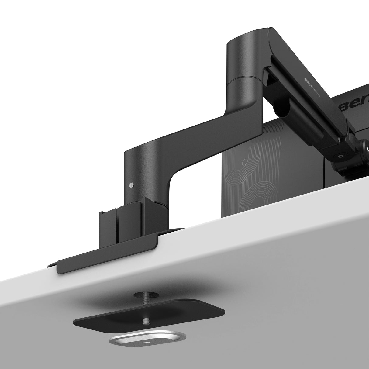 Support écran é fixer BenQ Ergo Arm - 45" (20kg max) (Noir)
