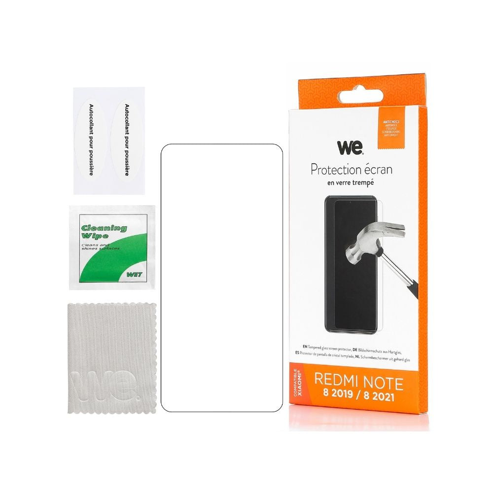 WE Verre trempé XIAOMI REDMI NOTE 8 2019 / 8 2021