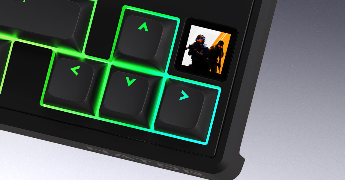 Clavier Gamer sans fil magnétique (Hator Aurum Linear) Hator Skyfall 80 Mag Ultima 8K TKL RGB (Noir)