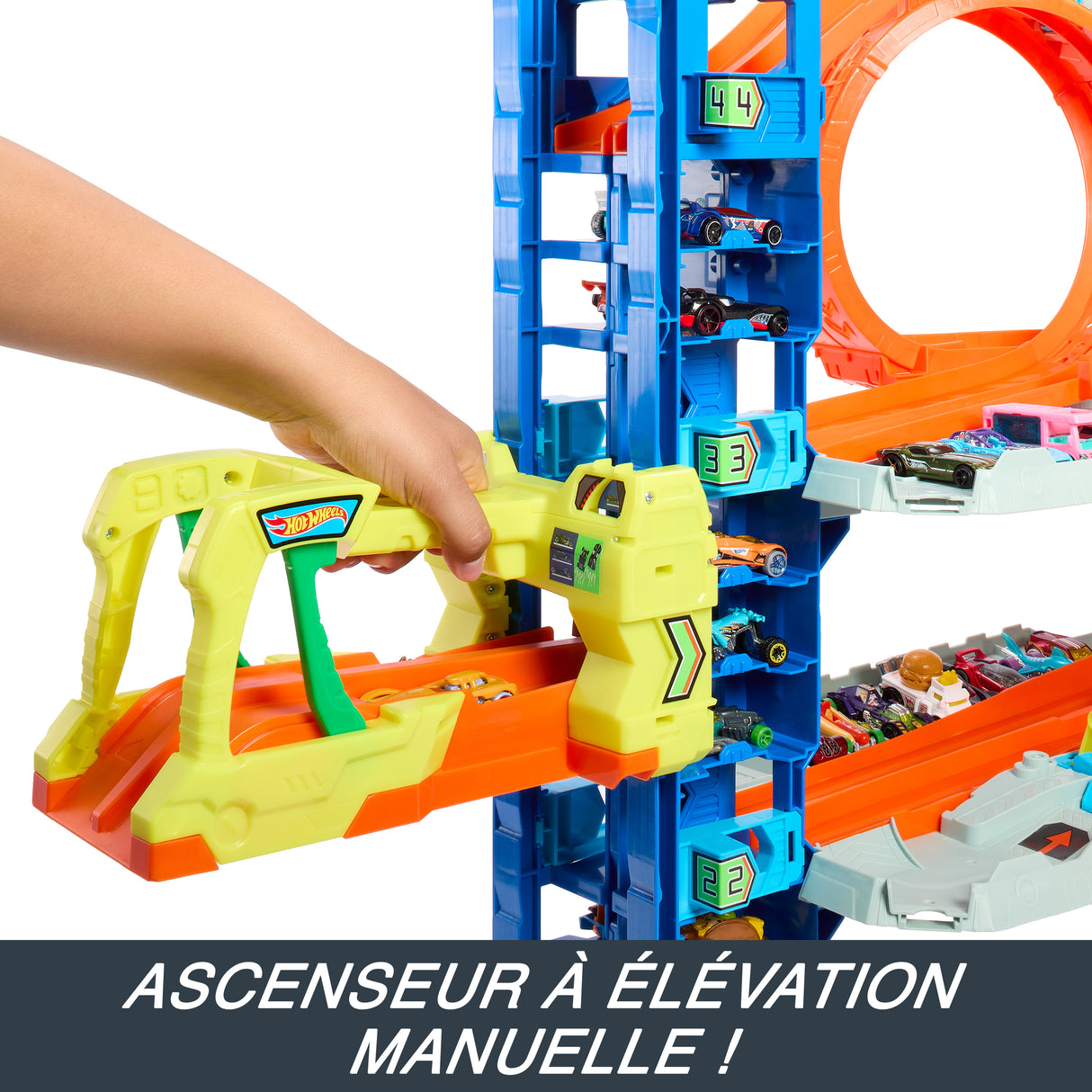 Hot Wheels City-Garage Ultime-Coffret avec 2 voitures incluses HKX48