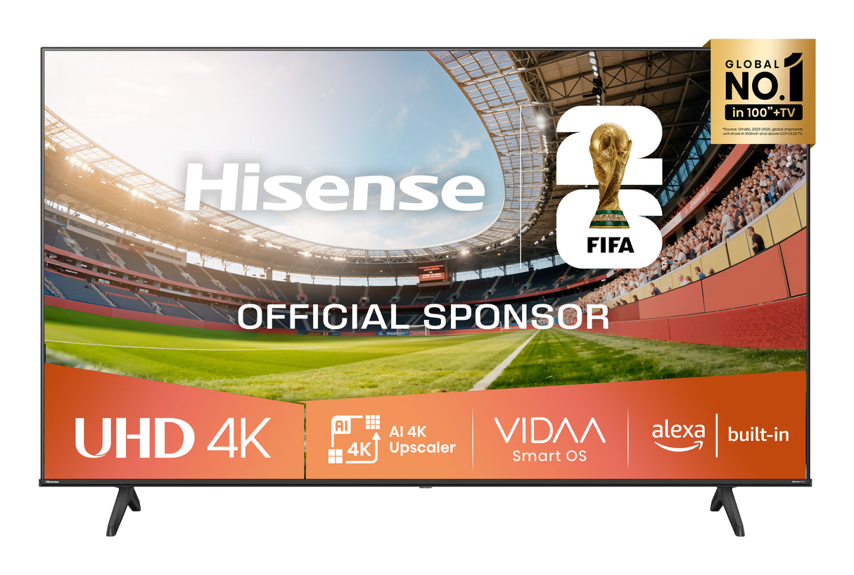 Hisense 55A6Q - TV LED 55 (139 cm) - 4K UHD 3840x2160 - HDR10+ - TV connecté - 3xHDMI 2.1 - WiFi