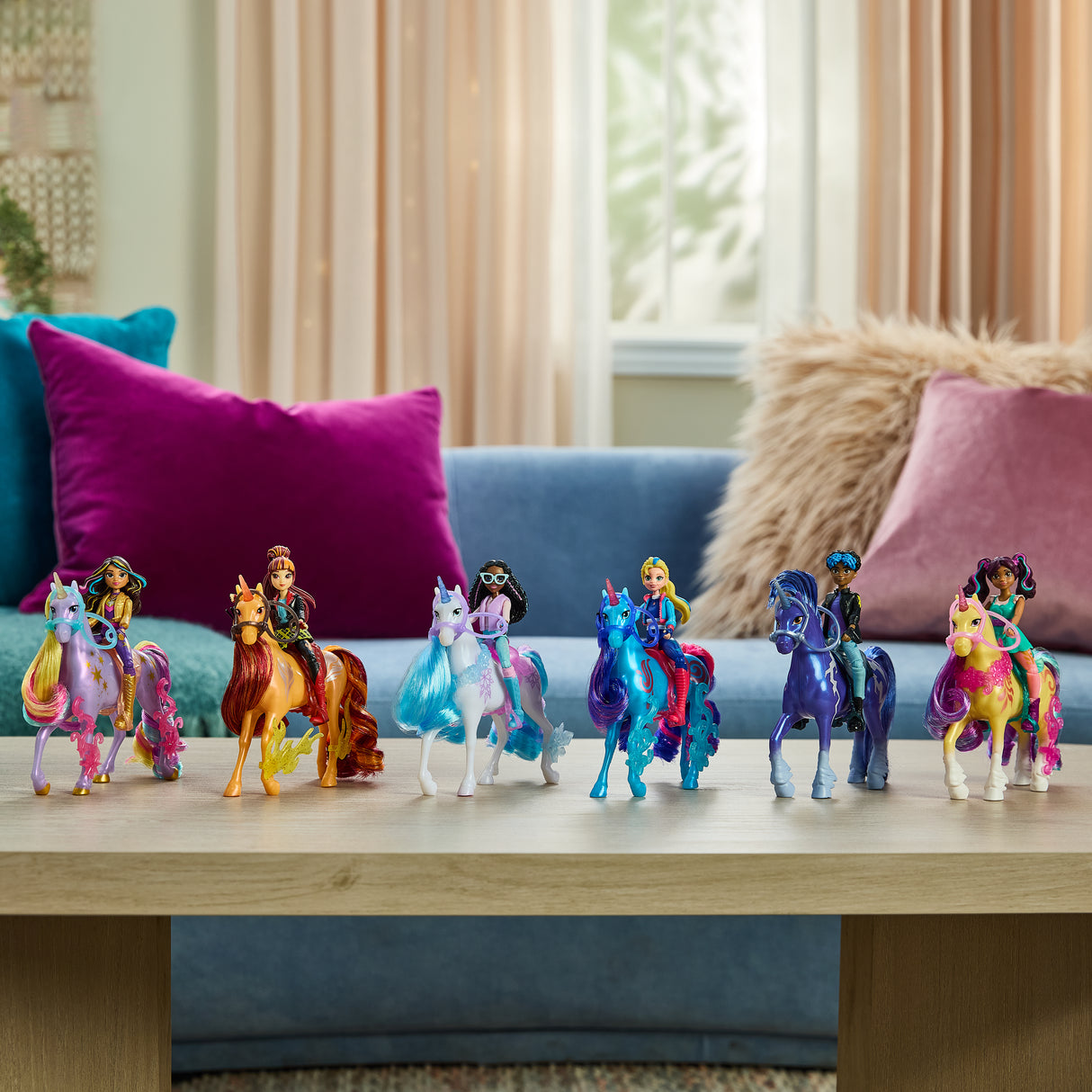 Figurines Sophia + Wildstar - 5 accessoires inclus - des 4 ans - L'École des Licornes